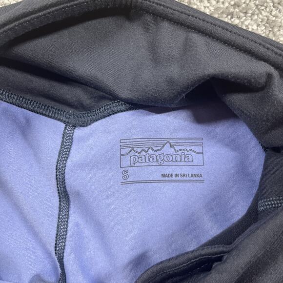 Patagonia Leggings Womens Small Centered Crops Performance Compression Wicking - Picture 2 of 12